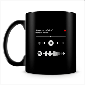 Caneca Personalizada Estilo Spotify